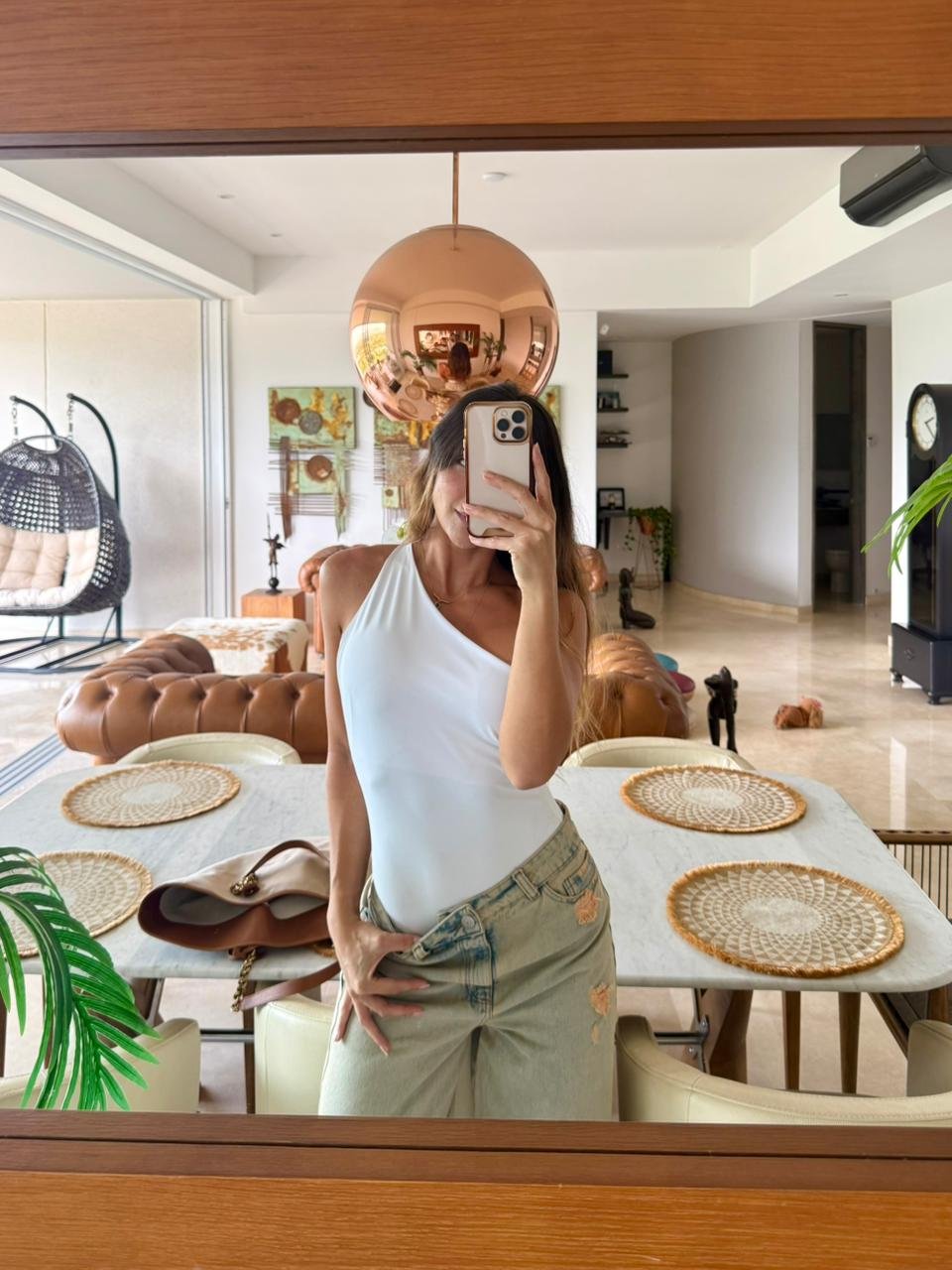 BODY SKIN UN HOMBRO BLANCO